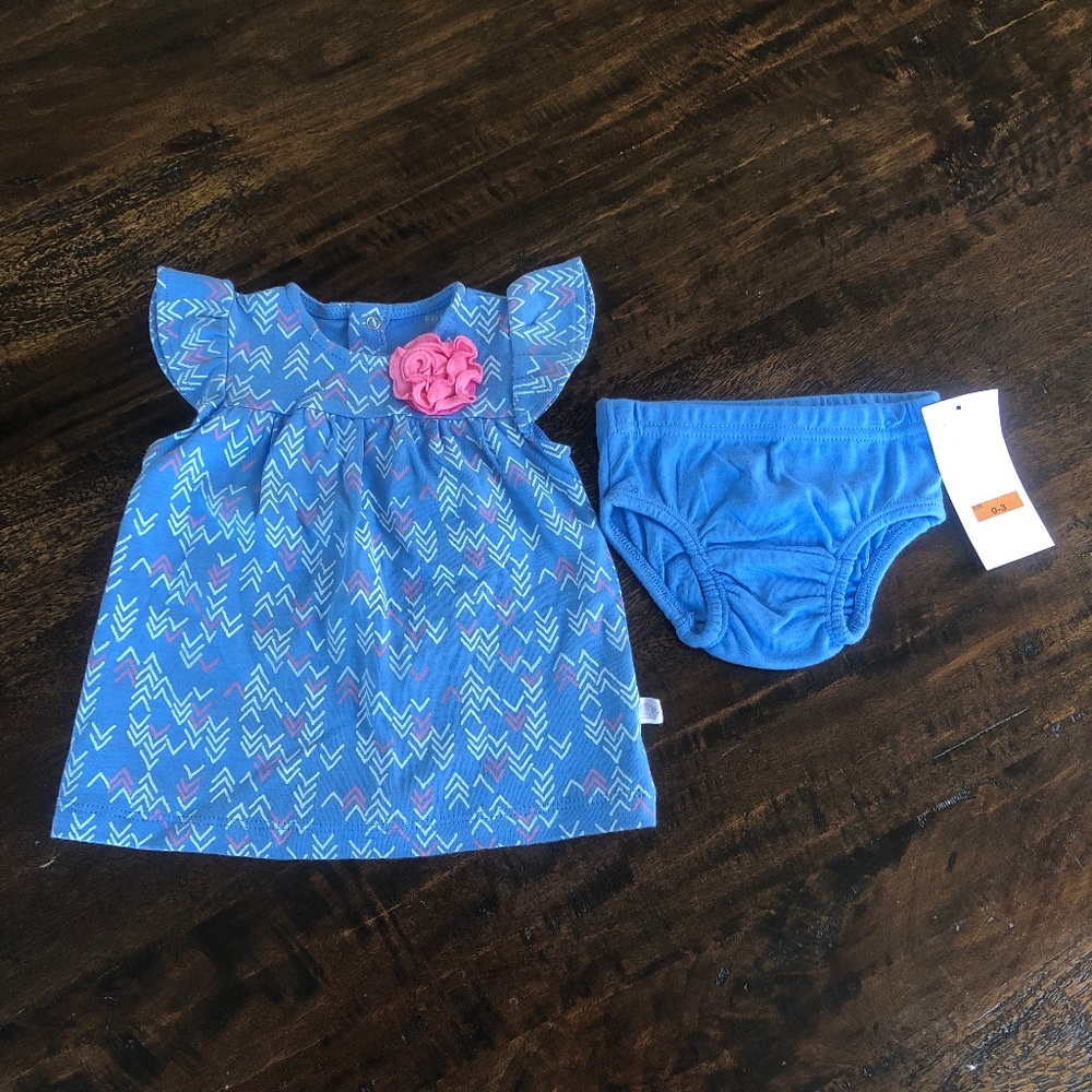 Blue and Pink Dress NWT
